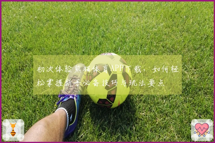 初次体验熊猫体育APP下载，如何轻松掌握新手必备技巧与玩法要点